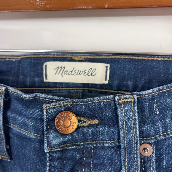 Madewell 10" High-Rise Skinny Jeans Hayes Wash Women's Size 26 - Picture 8 of 11